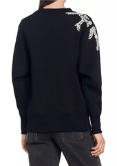 Sandro Embellished Sweatshirt