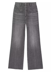Sandro Faded Flared Jeans