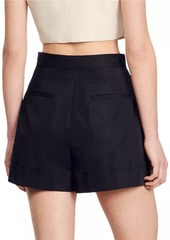 Sandro Gabardine Shorts