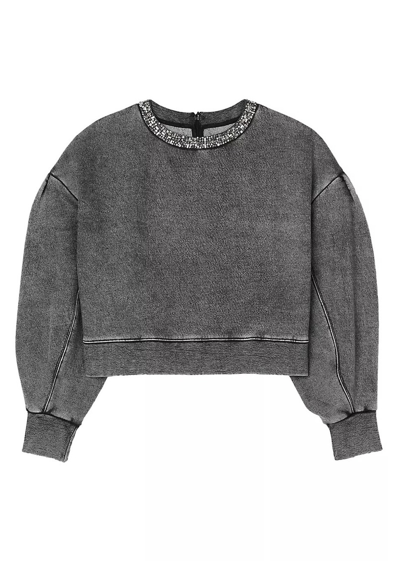 Sandro Jewellery Neck Sweatshirt