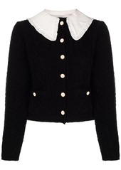 Sandro knitted button-fastening cardigan