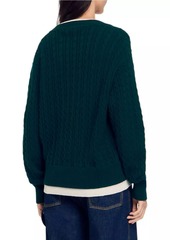 Sandro Layered Effect Knit Jumper