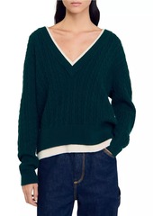 Sandro Layered Effect Knit Jumper