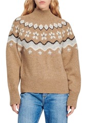 Sandro Mountain Knit Sweater