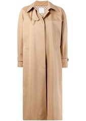 Sandro oversized concealed fastening trench coat