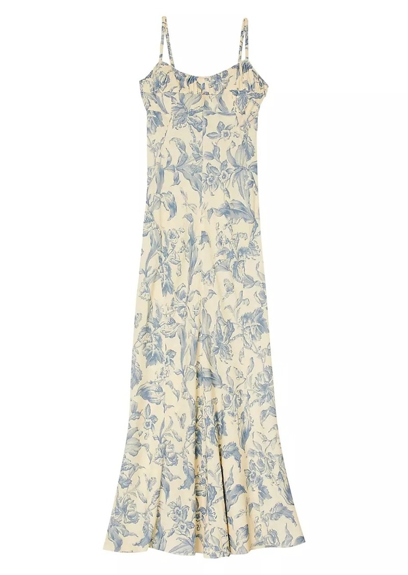 Sandro Patterned Maxi Dress