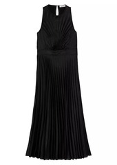 Sandro Pleated Midi Dress