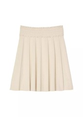 Sandro Pointelle Knit Skirt