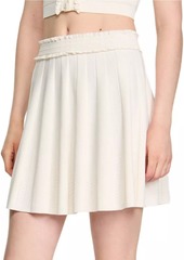 Sandro Pointelle Knit Skirt