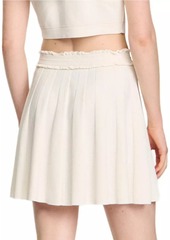 Sandro Pointelle Knit Skirt