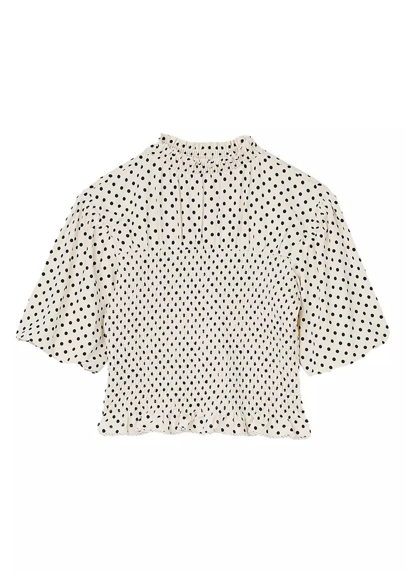 Sandro Polka Dot T-Shirt