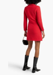 Sandro - Bouclé-knit mini dress - Red - FR 34