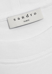 Sandro - Cotton-jersey T-shirt - White - S