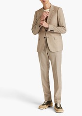 Sandro - Gingham wool-canvas suit jacket - Neutral - IT 52