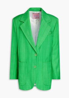 Sandro - Hisae crepe blazer - Green - FR 40
