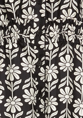Sandro - Illianna floral-print silk-twill mini dress - White - FR 38