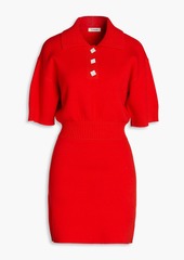 Sandro - Knitted mini dress - Red - FR 34