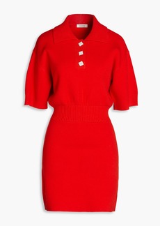 Sandro - Knitted mini dress - Red - FR 38