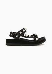 Sandro - Lexy studded grosgrain sandals - Black - EU 36