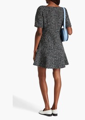 Sandro - Metallic tweed mini dress - Black - FR 40