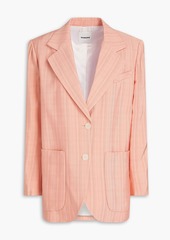 Sandro - Jacquard blazer - Pink - FR 36