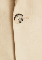Sandro - Slim-fit linen blazer - Neutral - IT 50