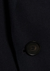Sandro - Slim-fit wool-blend piqué blazer - Blue - IT 46