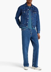 Sandro - Trucker tie-dyed denim jacket - Blue - S