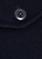 Sandro - Wool-blend felt overshirt - Blue - XXL