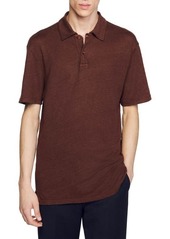 sandro Beach Linen Polo