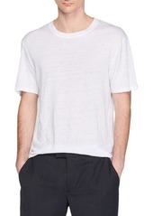sandro Clash Linen Crewneck T-Shirt