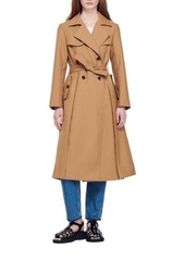 sandro Corentin Belted Trench Coat