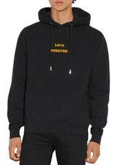 Sandro Cotton Love Forever Hoodie