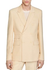 Sandro Croise Double Breasted Suit Jacket