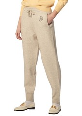 sandro Embroidered Joggers in Mocked Grey at Nordstrom