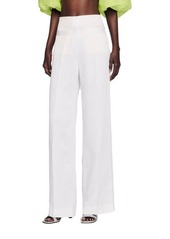 sandro Enrique High Waist Wide Leg Pants