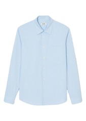 sandro Flow Raye Pinstripe Button-Up Shirt