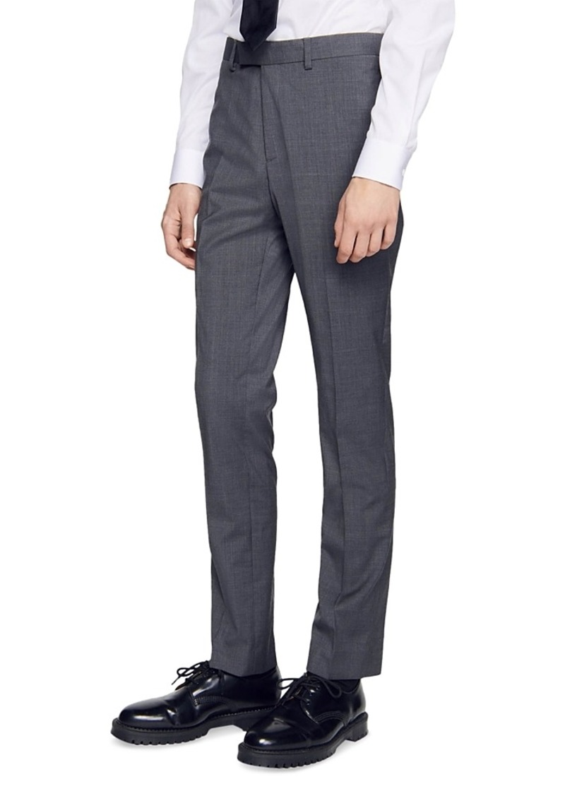 Sandro Formal Classic Fit Wool Suit Trousers