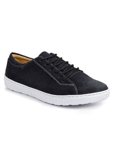 Sandro Moscoloni 7-Eyelet Blucher Suede Sneaker in Navy at Nordstrom Rack