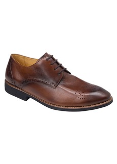 Sandro Moscoloni Mended Medallion Toe Derby in Brown Leather at Nordstrom Rack