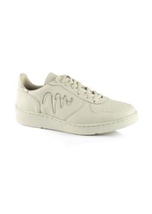 Sandro Moscoloni Perforated Low Top Sneaker in White/Silver at Nordstrom Rack