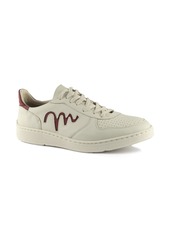 Sandro Moscoloni Perforated Low Top Sneaker in White/Silver at Nordstrom Rack