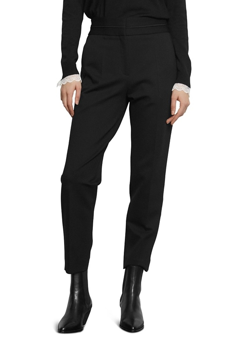 Sandro Nalla Tapered Ankle-Length Pants