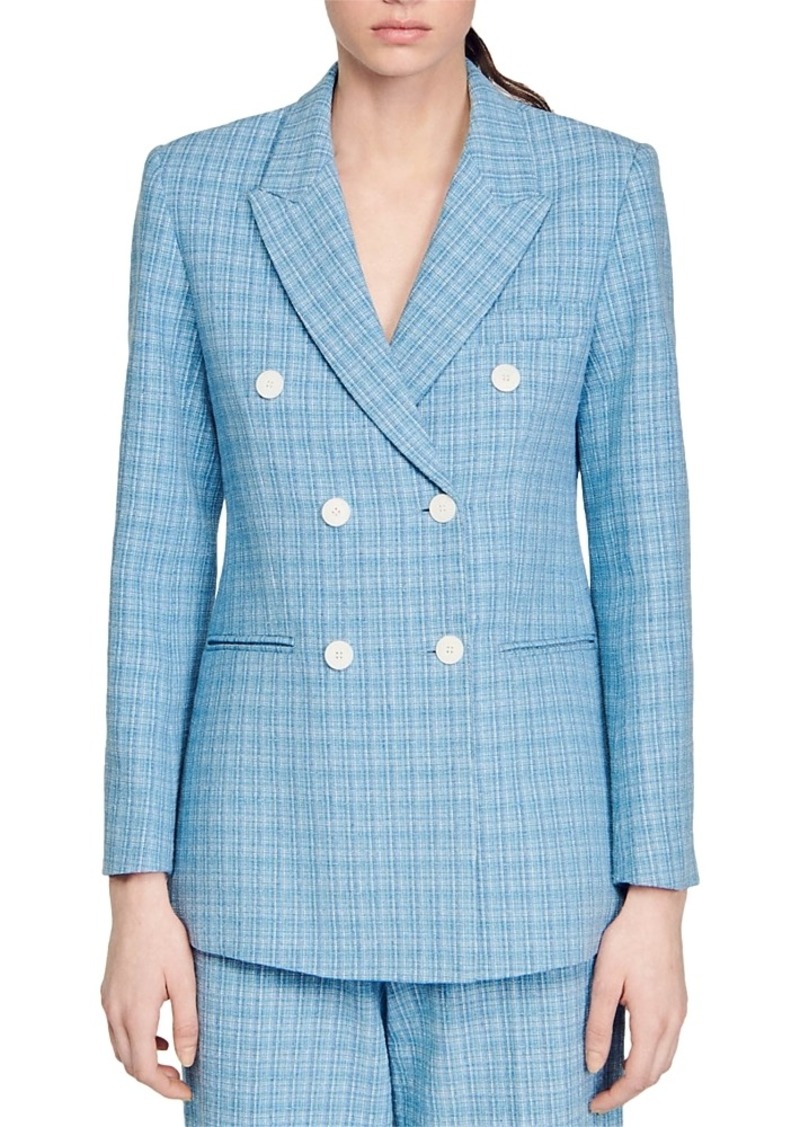 Sandro Nars Double Breasted Blazer