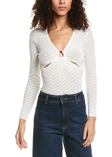 Sandro Open Knit Top