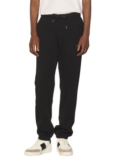 sandro Organic Cotton Joggers in Black at Nordstrom