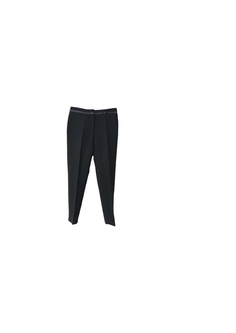 Sandro Paris Straight Pants in Black Polyester