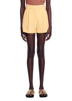 sandro Ray High Waist Shorts