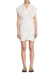 sandro Romy Ruched Minidress