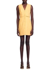 sandro Ryana Button-Up Dress